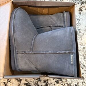 Brand new BearPaw Gray Suede Boots